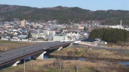 Japonia - Prefektura Iwate, Kuji, Widok z centrum 