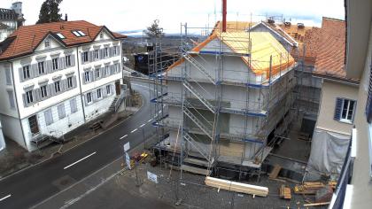 Szwajcaria - Walzenhausen, Widok na plac budowy no