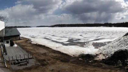 Kalix, Norrbotten, Szwecja - Widok na rzekę - Kali