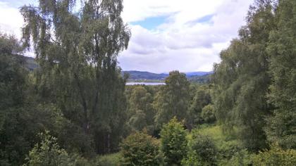 Szkocja - Highland, Widok na jezioro - Loch Ness