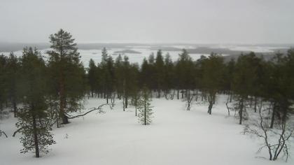 Inari, Laponia, Finlandia - Widok z Sovintovaaran 