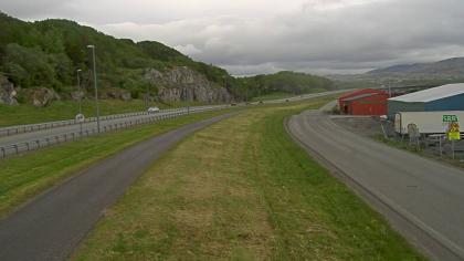 Nordland, Norwegia - Widok na drogę - Rv. 80 oraz 