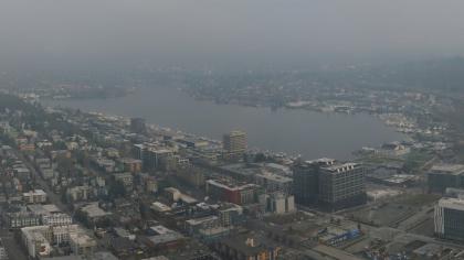 Seattle, Waszyngton, USA - Widok w wieży obserwacy