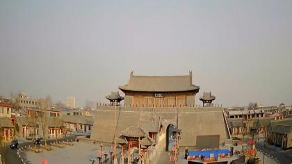 Zhending, Hebei, Chiny - Widok na bramę - Nancheng