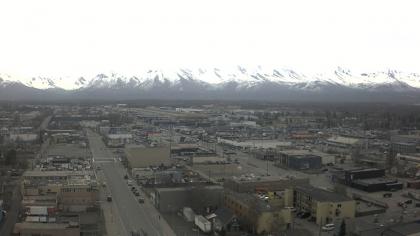 Anchorage, Alaska, USA - Widok na dzielnicę - Down