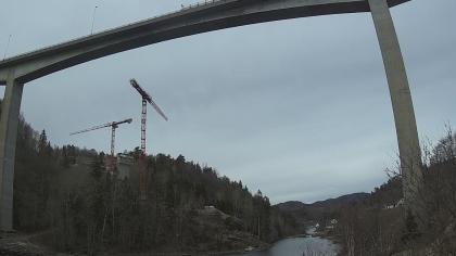 Langangen, Vestfold og Telemark, Norwegia - Widok 