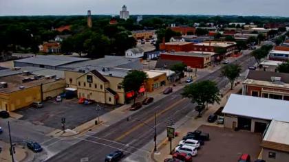 Spencer, Hrabstwo Clay, Iowa, USA - Widok na miast