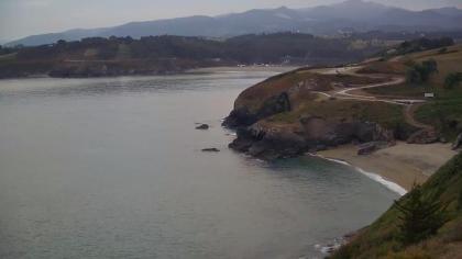 Coaña, Asturia, Hiszpania - Widok na Plażę Arnelle