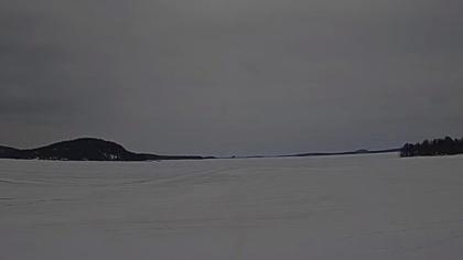 Inari, Laponia, Finlandia - Widok na Jezioro Juutu