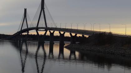 Korsholm, Ostrobotnia, Finlandia - Widok na Most R