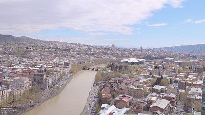 Tbilisi - Panorama miasta - Gruzja