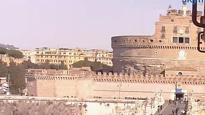 Rzym - Zamek i Most Świętego Anioła - Włochy