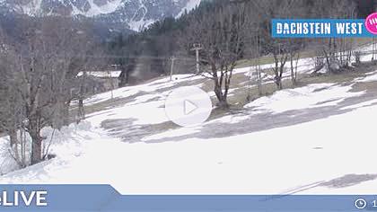 Dachstein-West%3A-Hornspitz-Talstation obraz z kamery na żywo