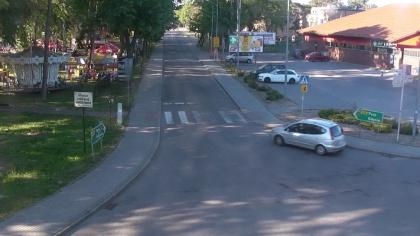 Hel - Widok na ulicę Dworcową