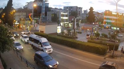 Soczi - Widok z kamery zainstalowanej na ulicy Gor