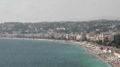 Francja - Nicea, Plaża