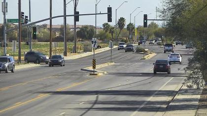 Casa Grande, Arizona, USA - Widok na skrzyżowanie 