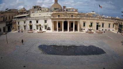 Malta - Valletta, Widok na plac - St.George