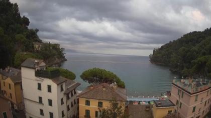 Portofino, Liguria, Włochy - Widok z hotelu - Hote