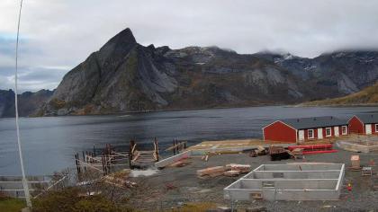 Hamnøy, Moskenesøya, Lofoty, Nordland, Norwegia - 
