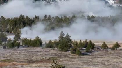 USA - Wyoming, Park narodowy Yellowstone, Widok na