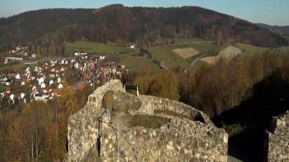 Kemnath, Bawaria, Niemcy - Widok z ruin zamku - Wa