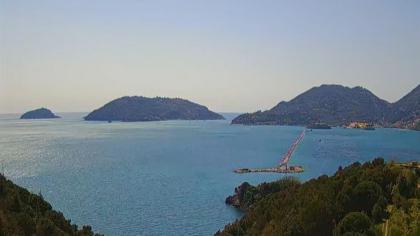 Lerici, Liguria, Włochy - Widok na zatokę - La Spe