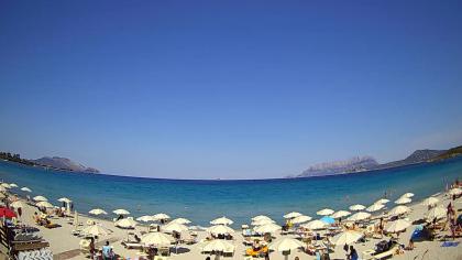 Olbia, Sardynia, Włochy - Widok na plażę - Spiaggi