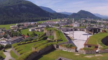 Kufstein, Tyrol, Austria - Widok z twierdzy na mia