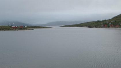 Sulitjelma, Nordland, Norwegia - Widok na jezioro 