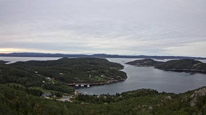 Heim, Trøndelag, Norwegia - Widok w kierunku wysp 