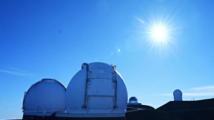 Hawaje, USA - Widok na teleskop - Subaru znajdując