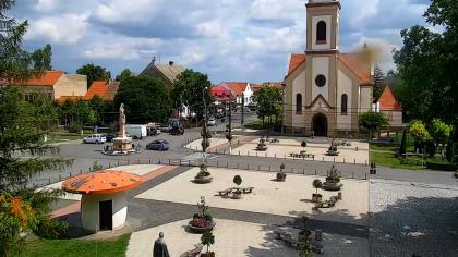 Jimbolia, Okręg Temesz, Rumunia - Widok na pomnik 