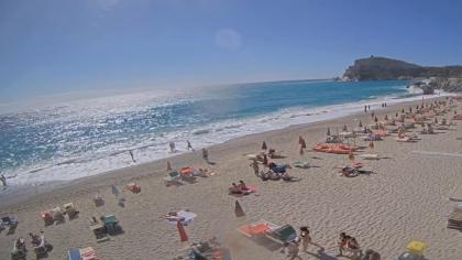 Finale Ligure, Liguria, Włochy - Widok na plażę - 
