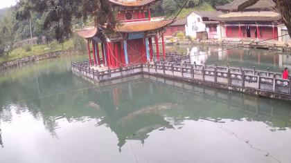 Baoshan, Junnan, Chiny - Widok na świątynię - Wofo