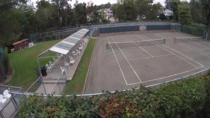 New Rochelle, Nowy Jork, USA - Widok na klub tenis