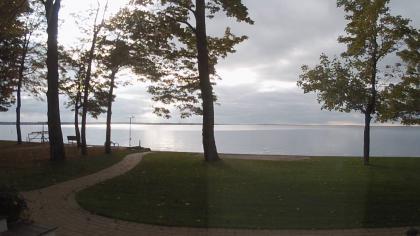 Michigan, USA - Widok na jezioro - Houghton Lake w
