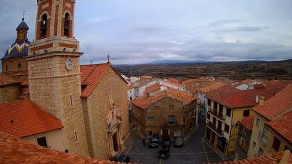 Sarrión, Teruel, Aragonia, Hiszpania - Widok na ra