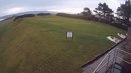 Fortrose, Highland, Szkocja - Widok na klub golfow