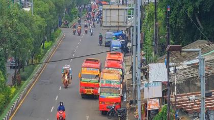Bekasi, Jawa Zachodnia, Indonezja - Widok na ulice