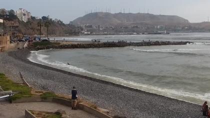 Barranco, Lima, Peru - Widok na plażę - Playa Barr