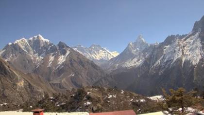 Khumjung, Prowincja numer 1, Nepal - Widok z hotel