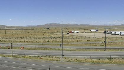 Sinclair, Hrabstwo Carbon, Wyoming, USA - Widok na
