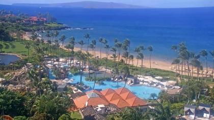 Wailea, Hrabstwo Maui, Hawaje, USA - Widok na miej