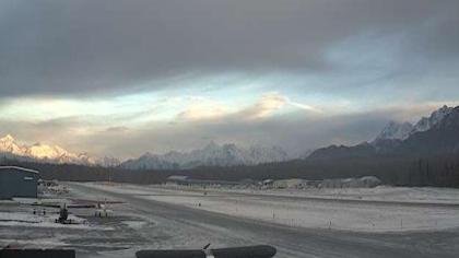 Chugiak, Anchorage, Alaska, USA - Widok na lotnisk