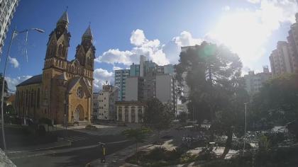 Lages, Santa Catarina, Brazylia - Widok na katedrę