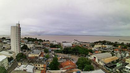 Macapá, Amapá, Brazylia - Widok na miasto z hotelu