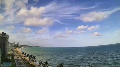 Maceió, Alagoas, Brazylia - Widok na plażę z hotel