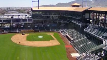 El Paso, Teksas, USA - Widok na stadion baseballow