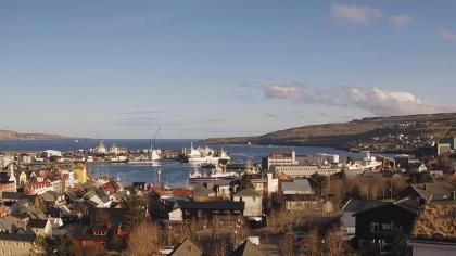 Tórshavn, Wyspa Streymoy, Wyspy Owcze - Widok na m